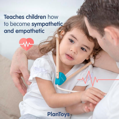 Conjunto de Doutor, brinquedo de madeira