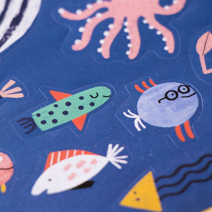 Sea - 100 repositionable Stickers