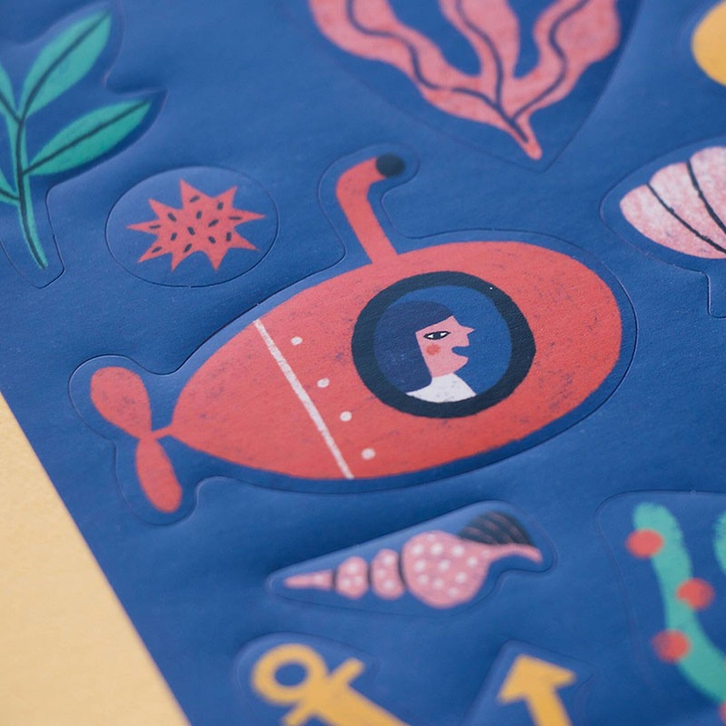 Sea - 100 repositionable Stickers