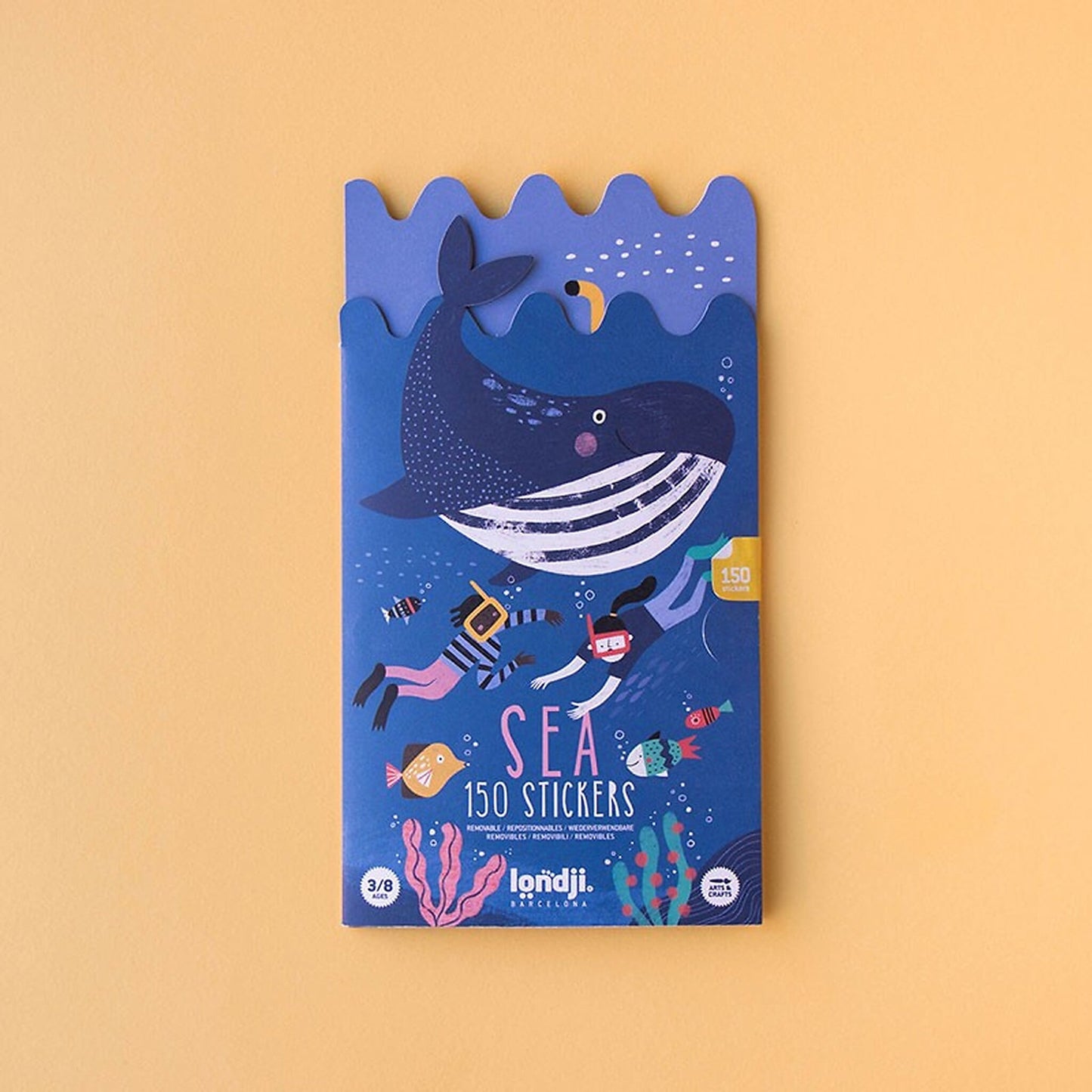 Sea - 100 repositionable Stickers