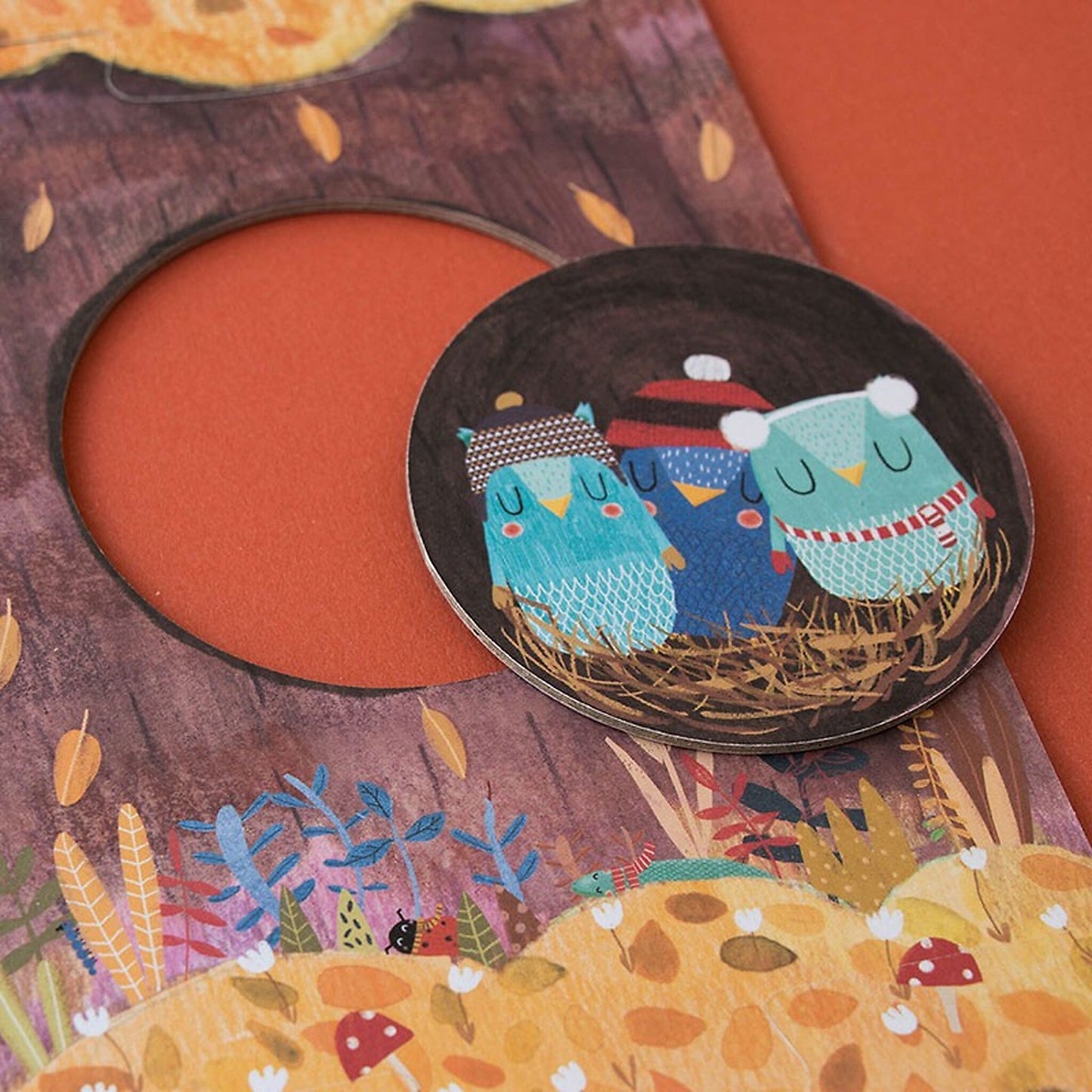 Mon petit Pommier, puzzle reversible árbol