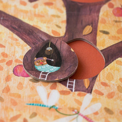 Mon petit Pommier, puzzle reversible árbol