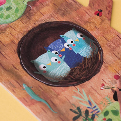 Mon petit Pommier, puzzle reversible árbol