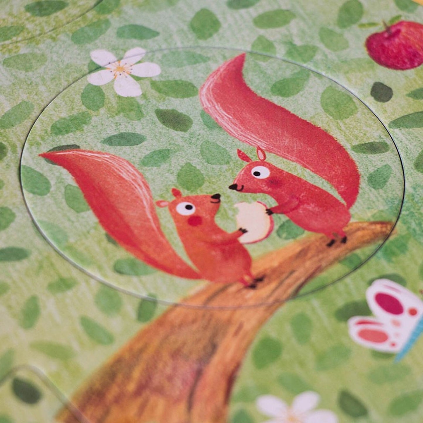 Mon petit Pommier, puzzle reversible árbol