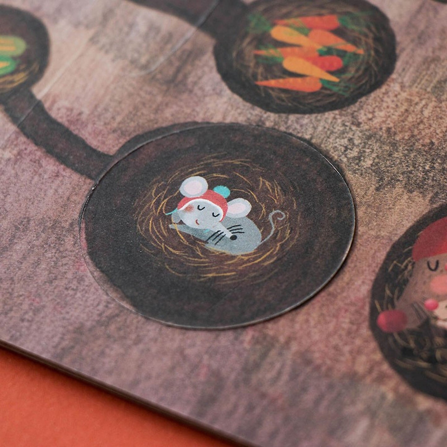 Mon petit Pommier, puzzle reversible árbol