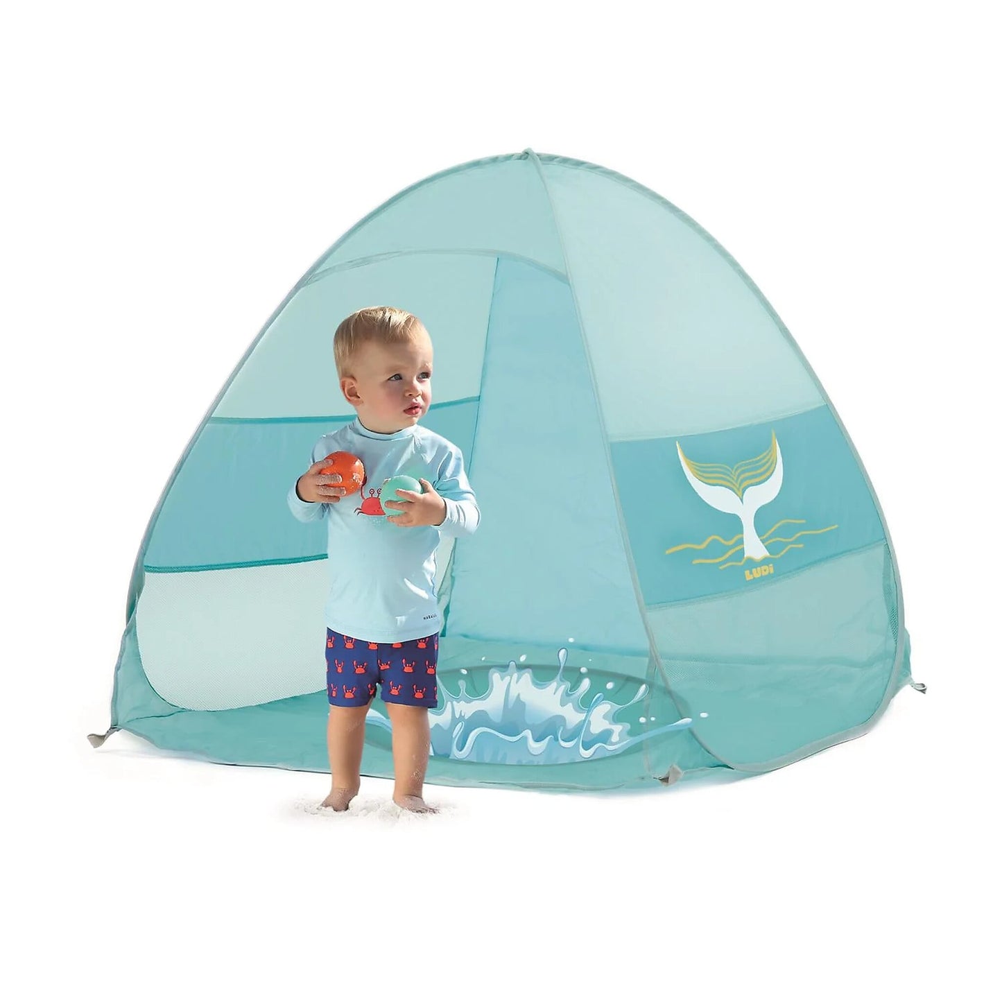 Tenda multifuncional Whale UV50+ com piscina