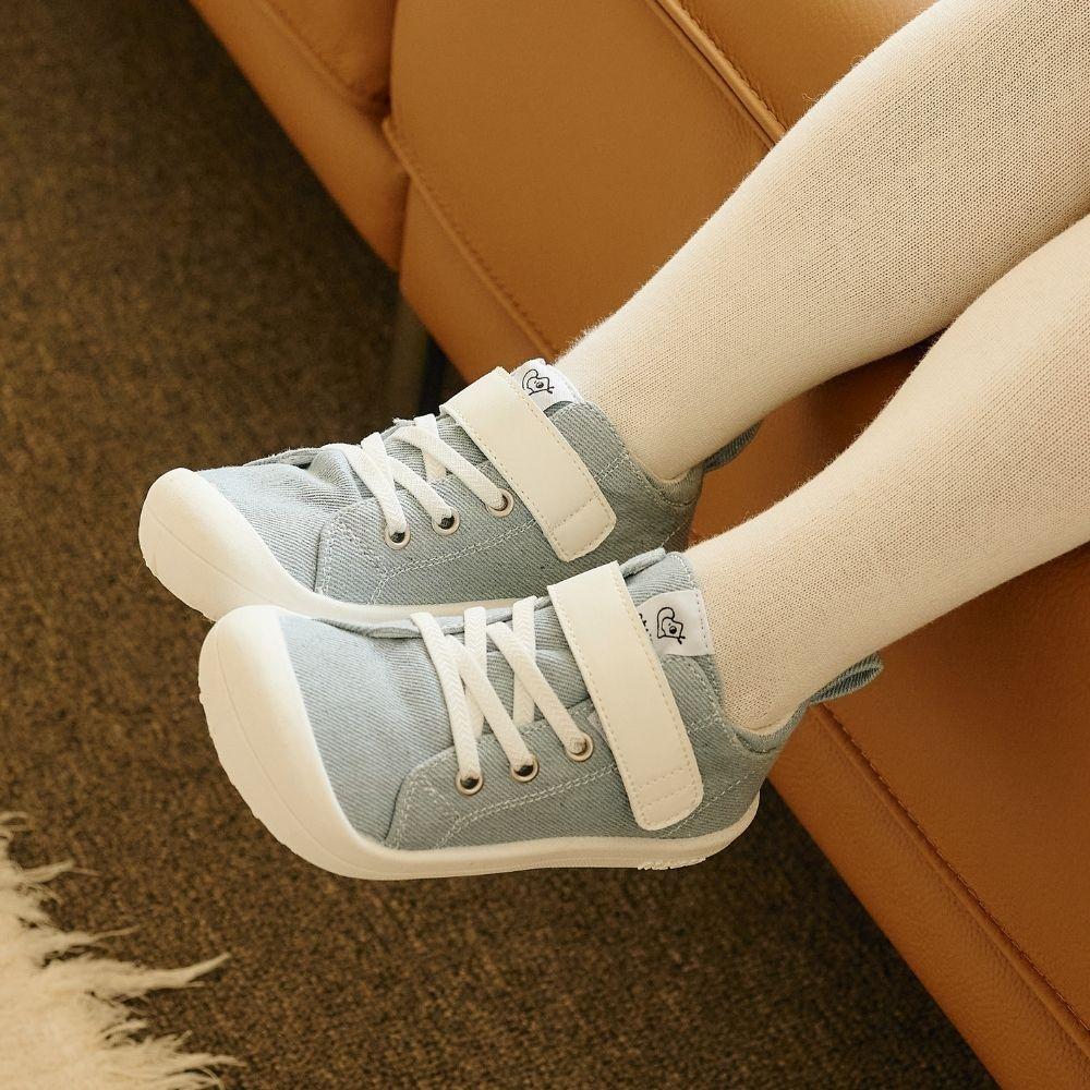 Attipas - Denim Skin Shoes Light Blue Sneakers