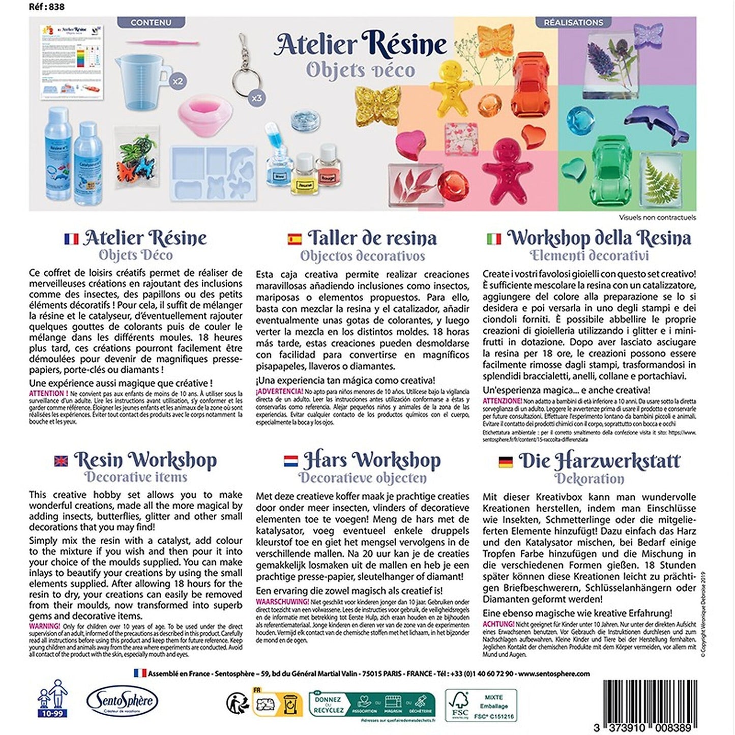 Objets Deco Resin Atelier Workshop