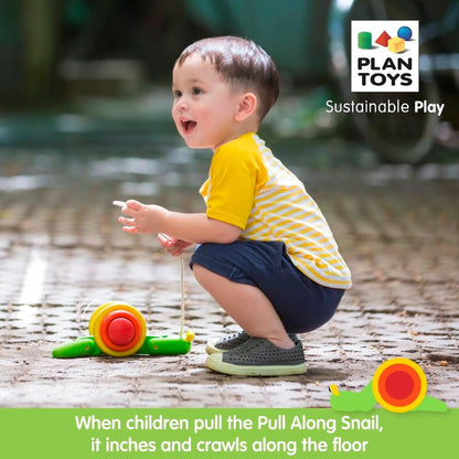 Passeio de caracol, arrasto de madeira