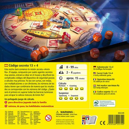Código secreto 13 + 4, juego de mesa