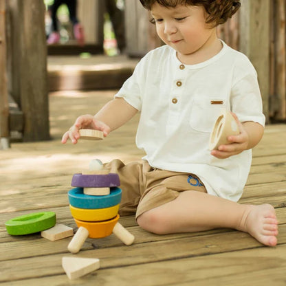 Stackable space rocket, eco-friendly toy
