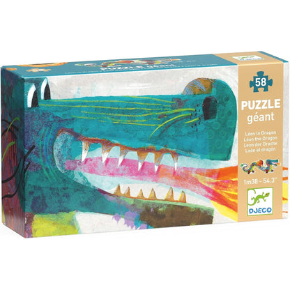León el Dragón, puzzle gigante 58 pz