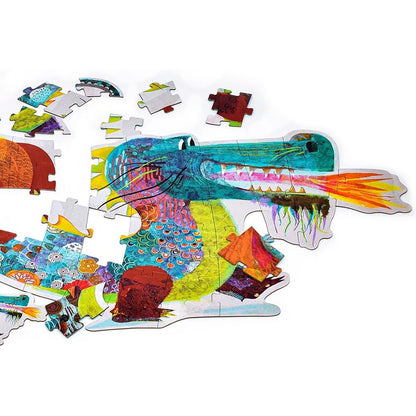 León el Dragón, puzzle gigante 58 pz