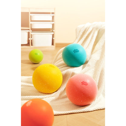 Silent and soft yellow ball