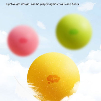 Silent and soft yellow ball