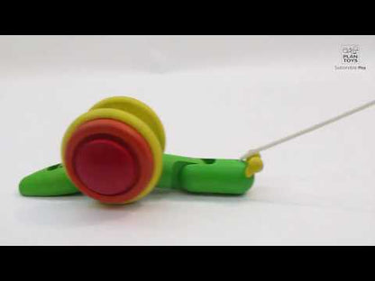 Passeio de caracol, arrasto de madeira