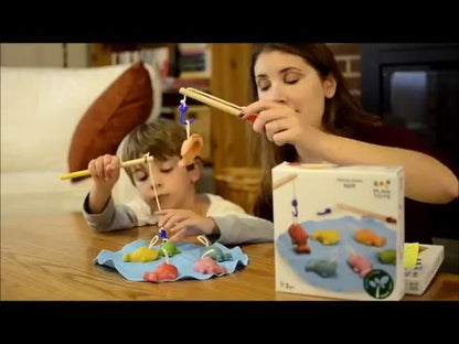 Juego de pesca, juguete de madera