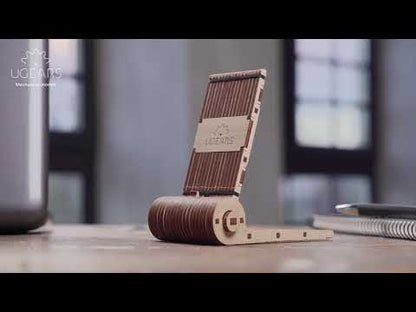 Suporte para celular, kit de madeira 3D