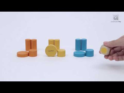 Juego de apilar en lata