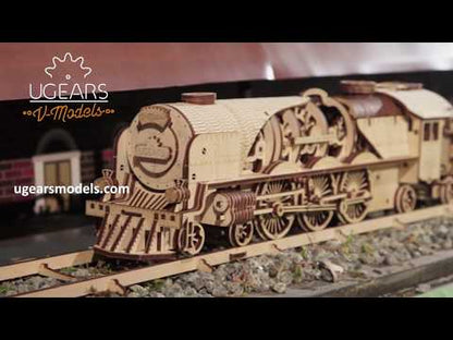 Steam locomotive 460, 3D wooden model