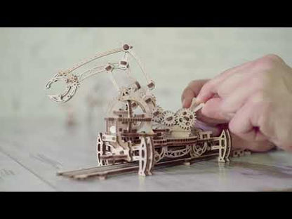 Manipulador sobre trilhos, kit de madeira 3D