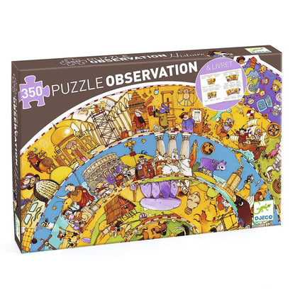 Historia, puzzle 350 pz + poster + libro educativo