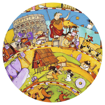 Historia, puzzle 350 pz + poster + libro educativo