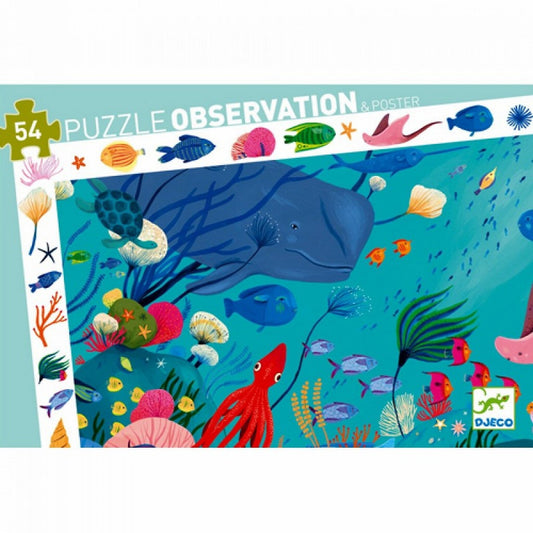 Aquatic, 54-piece observation puzzle