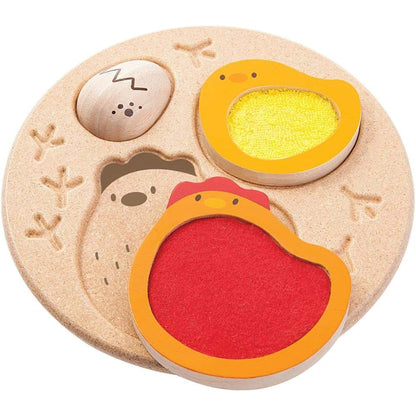 Puzzle chicks, wooden toy