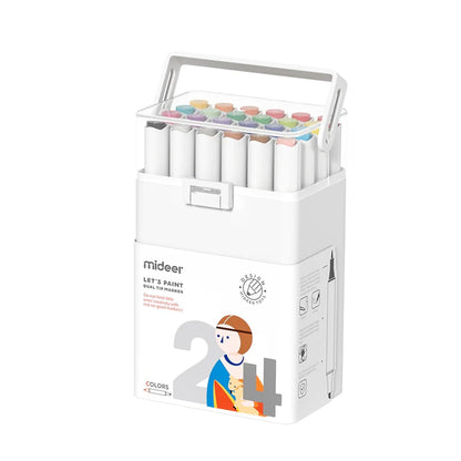 Dual-tip markers (24 colors)