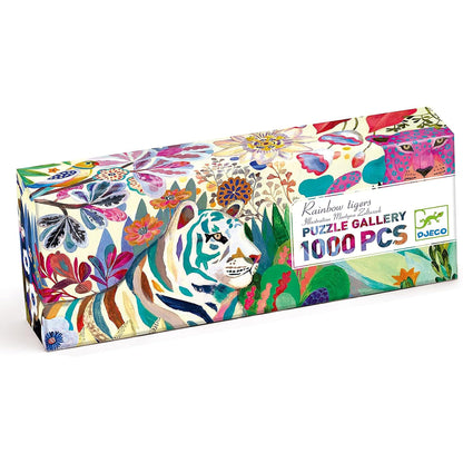 Rainbow Tigers, 1000-piece gallery puzzle