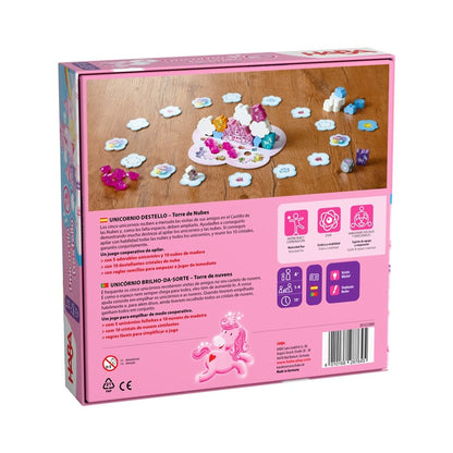 Unicornio Destello – Torre de nubes, juego de mesa