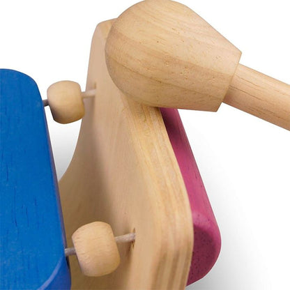 Xilofone de madeira, brinquedo musical